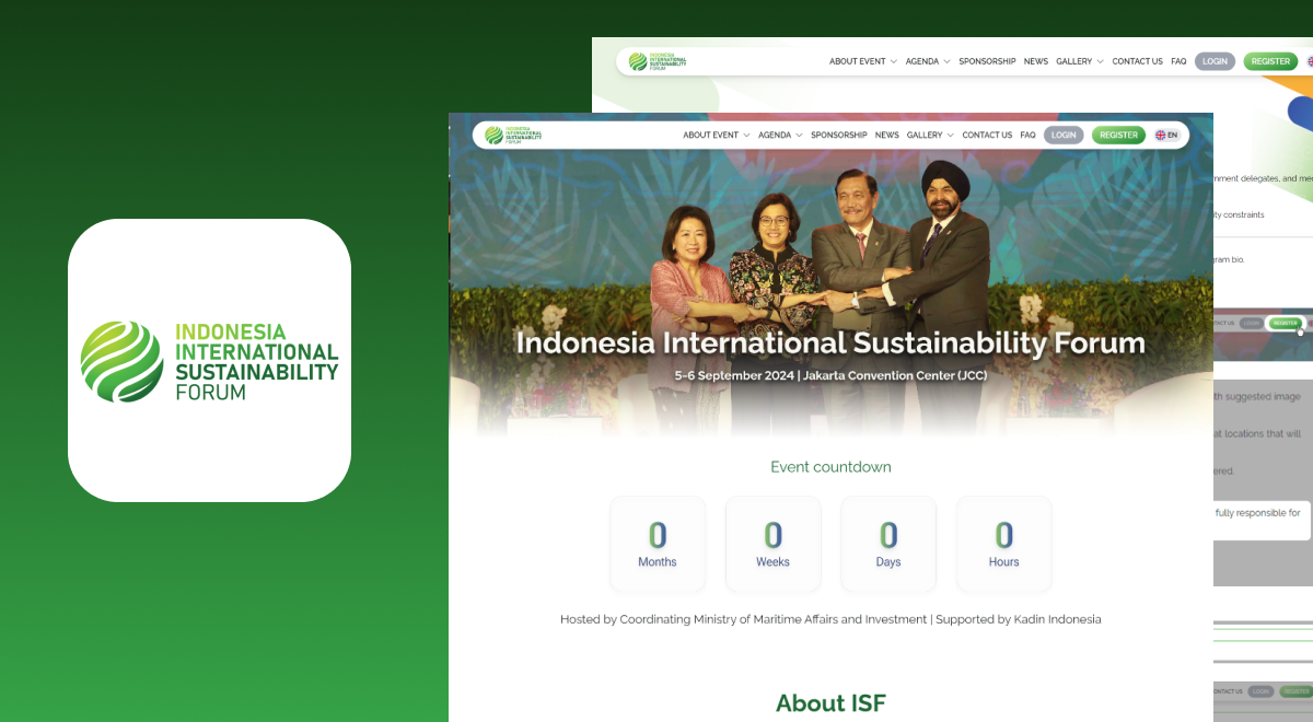 IISF Website project preview