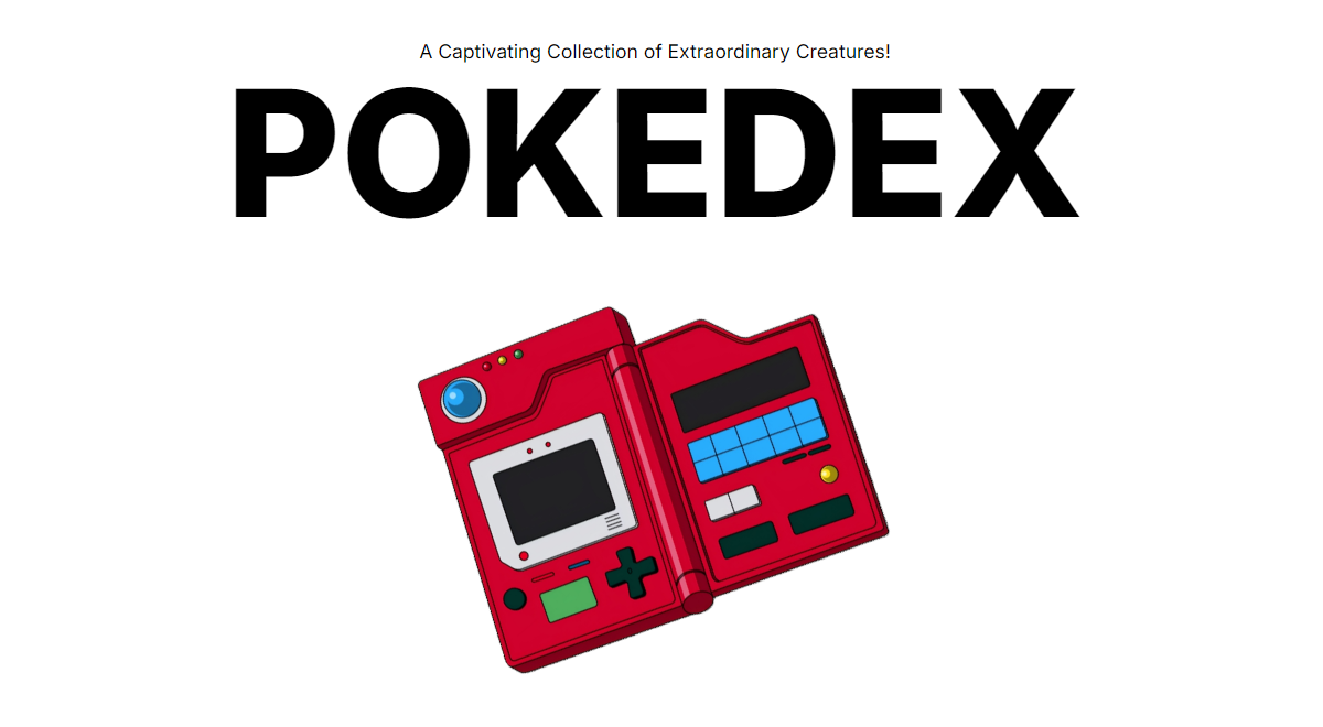 Pokedex project preview
